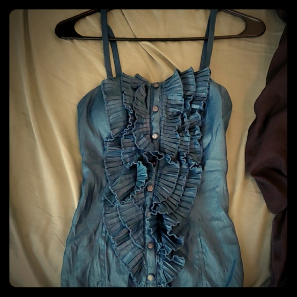 Beautiful royal blue blouse! - Picture 1 of 6